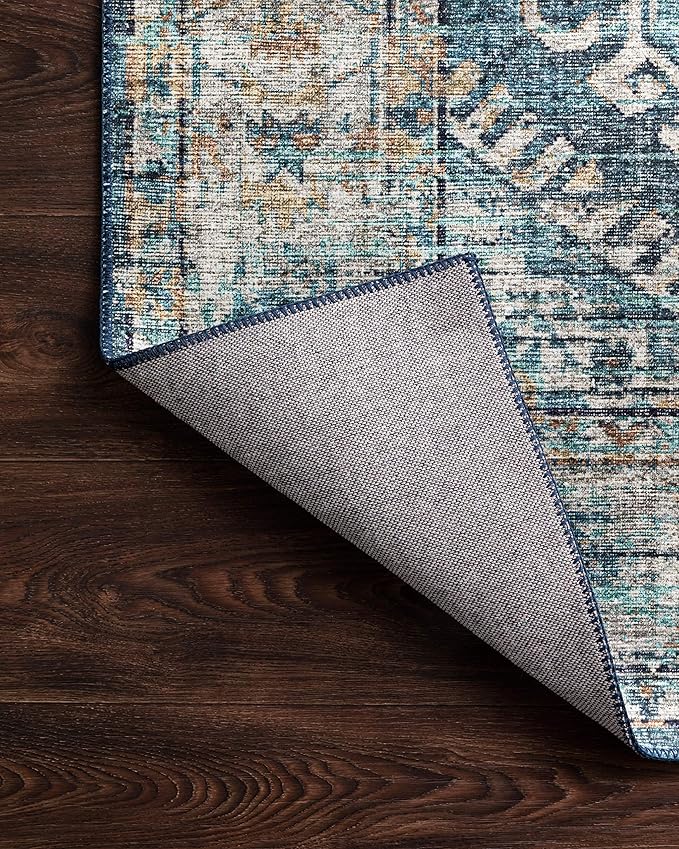 Loloi II Skye Collection SKY-03 Denim/Natural 2'-3" x 3'-9" Accent Rug - Image 8