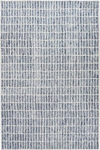 Hand-Tufted 100% Wool Area Rug – Unique Modern Geometric Grid Pattern, Soft by RestorationandRenovation