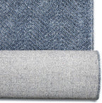 Well Woven Custom Size Hallway & Stair Runner- Harlow Pompeii Blue 27 Inches - Image 5
