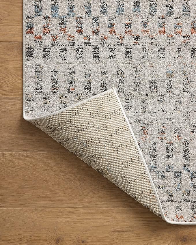 Loloi Kamala Collection KAM-05 Grey/Multi 6'-7" x 9'-6" Area Rug - Image 6