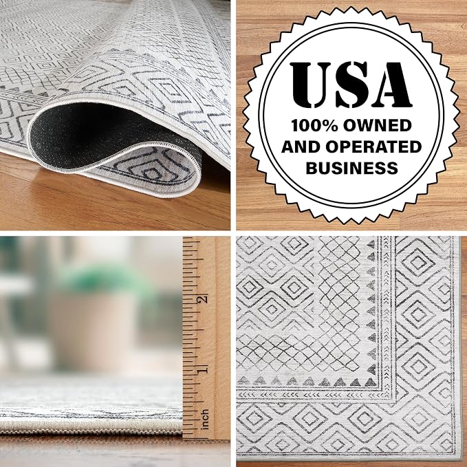 ReaLife Rugs Machine Washable Area Rug Runner - Image 4