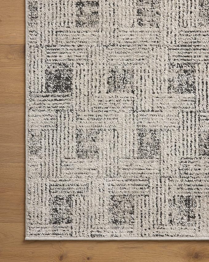 Loloi Kamala Collection KAM-01 Grey/Graphite 2'-7" x 12'-0" Runner Rug - Image 5