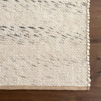 Rugs USA Hamptons Marled Ivory/Grey, Hand Woven, Soft and Cozy, High Traffic - Image 4