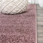 Eyely UES100R-7SQ Supersoft Haze Solid Low-Pile Indoor Area Rug, Minimalist - Image 4