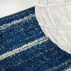 JONATHAN Y Williamsburg Minimalist Stripe Navy/Cream Indoor Area Rug, - Image 4