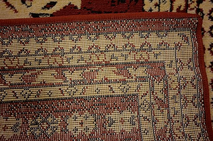 Unique Loom Taftan Collection Border Geometric Tribal Inspired Design Area Rug - Image 19