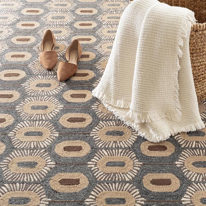 Dash & Albert Stowe Hand Micro Hooked Wool Rug, 2.5 X 8 Feet - Image 2