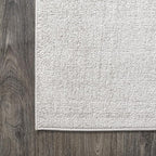 JONATHAN Y Haze Solid Low-Pile Ivory Indoor Area Rug 8x10, Minimalist, - Image 8