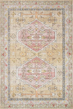 Loloi Skye Collection SKY-04 Gold/Blush 9'-0" x 12'-0" Area Rug - Image 2
