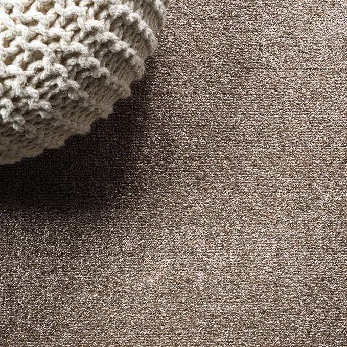 JONATHAN Y Haze Solid Low-Pile Brown Indoor Area Rug 9x12, Minimalist, - Image 9