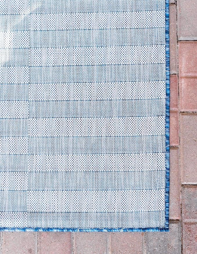Unique Loom Outdoor Collection Classic Stripes, Transitional Indoor & Outdoor - Image 8