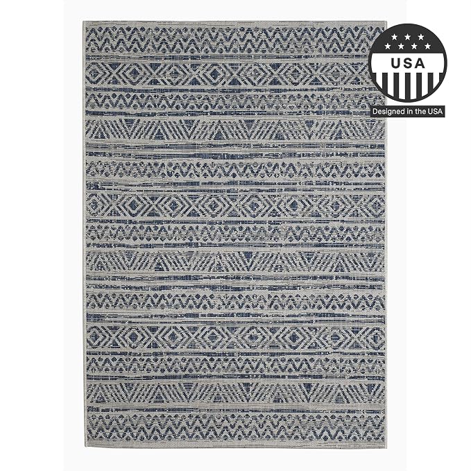 FH Home Flat Woven Outdoor Rug - Image 2