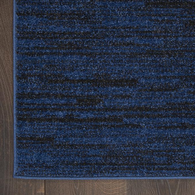 Nourison Home Nourison Essentials Midnight Blue 2' x 6' Area Rug - Image 4