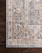Loloi Skye Collection SKY-01 Grey/Apricot 7' x 9' Oval Area Rug - Image 7
