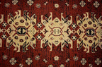 Unique Loom Taftan Collection Border Geometric Tribal Inspired Design Area Rug - Image 13