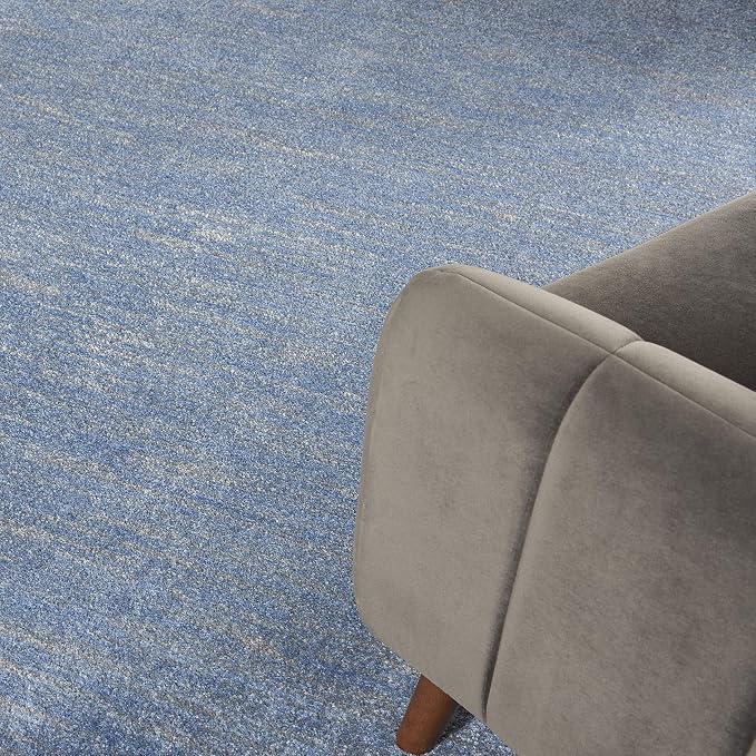 Nourison Home Nourison Essentials Blue Grey 9' x 12' Area Rug - Image 2