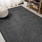 Eyely UES100I-3 Supersoft Haze Solid Low-Pile Indoor Area Rug - Image 5