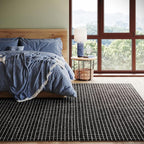 Rugs USA 6x9 Melrose Checked Wool Indoor Area Rug, Contemporary Farmhouse - Image 9