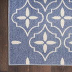 Nourison Home Nourison Essentials Blue Ivory 8' x 10' Area Rug - Image 7