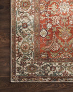Loloi Layla Collection LAY-05 Ocean/Multi 7'-6" x 9'-6" .13" Thick Area Rug - Image 5
