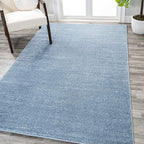 Eyely UES100F-5 Supersoft Haze Solid Low-Pile Indoor Area Rug by eyely