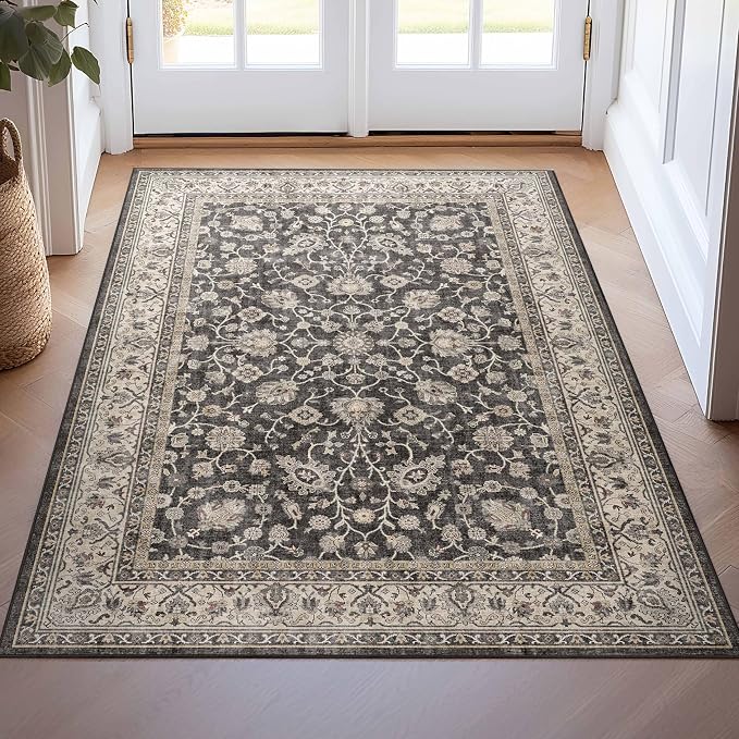 Well Woven Asha Rome Black 3'3" x 5' Area Rug by WellWovenRugs