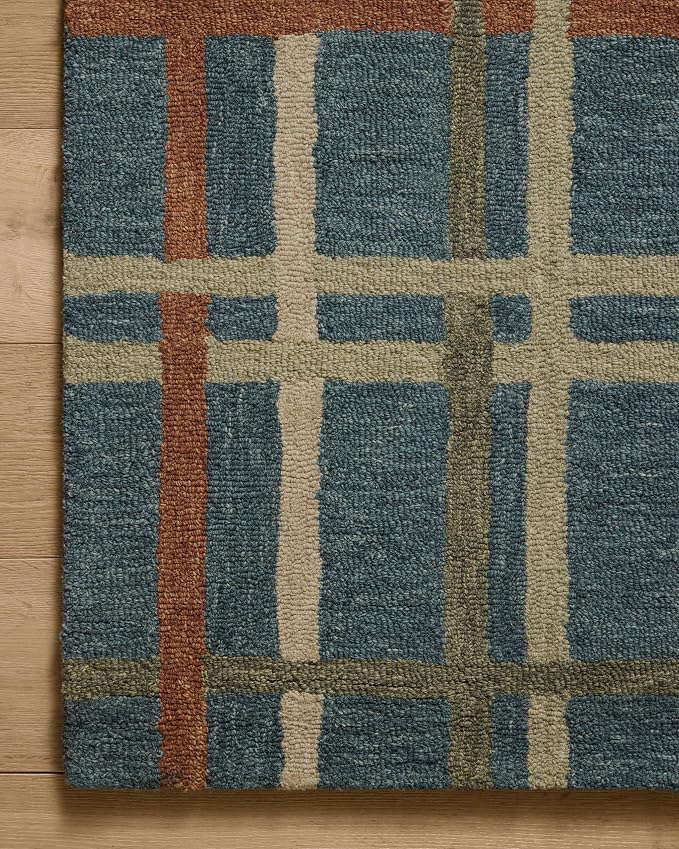 Loloi Magnolia Home by Joanna Gaines Waylon Collection WAY-01 Denim/Multi 2'-6" - Image 5
