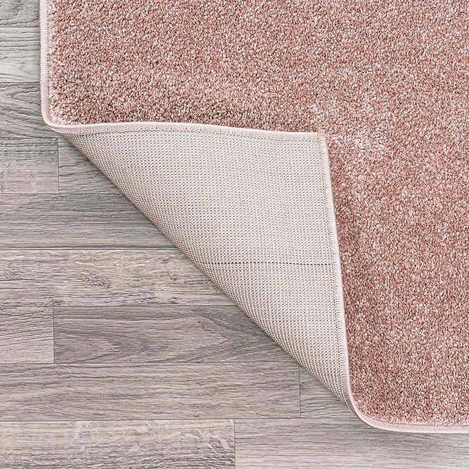 Eyely UES100P-9SQ Supersoft Haze Solid Low-Pile Indoor Area Rug, Minimalist - Image 6