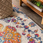 JONATHAN Y Boho Vintage Blue/Multi Indoor Area Rug, Bohemian Flair Medallion - Image 7