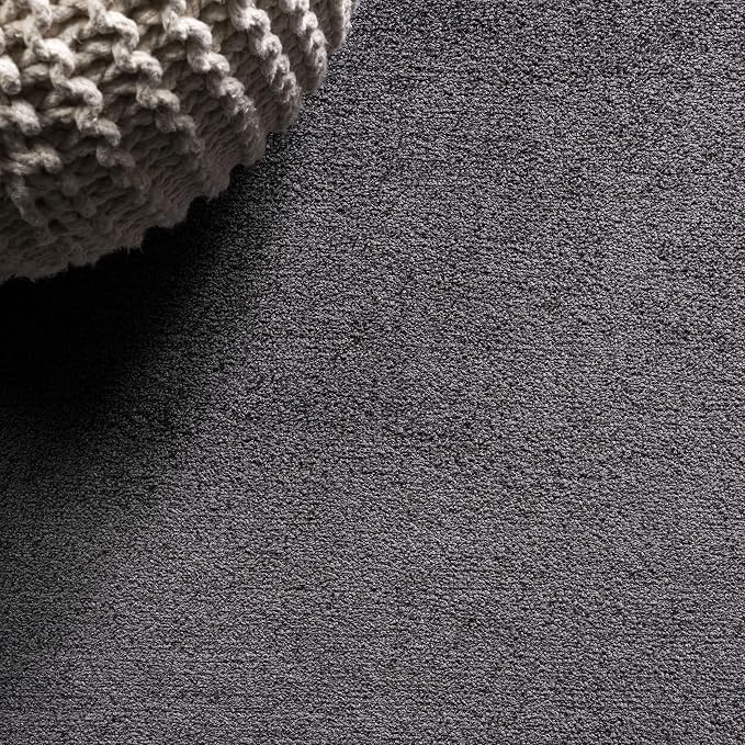 JONATHAN Y Haze Solid Low-Pile Black Indoor Area Rug 10x14, Minimalist - Image 10