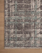 Loloi Angela Rose Ember Collection EMB-08 Espresso/Multi 18" x 18" Sample Rug - Image 5