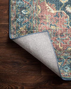 Loloi II Skye Collection SKY-08 Denim/Brick 7'-6" x 9'-6" Area Rug - Image 8