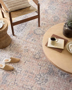 Loloi Skye Collection SKY-01 Blush/Grey 2'-6" x 10'-0" Runner Rug - Image 6