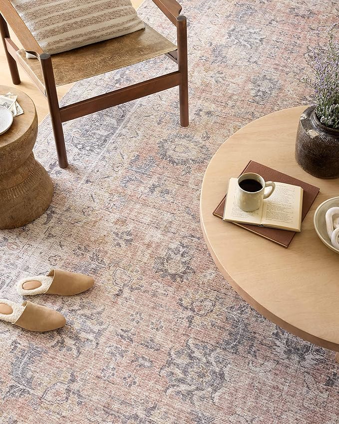 Loloi II Skye Collection SKY-01 Blush/Grey 2'-3" x 3'-9" Accent Rug - Image 5