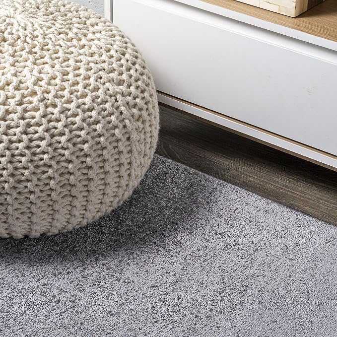 JONATHAN Y Haze Solid Low-Pile Gray Runner Rug 2x8, Minimalist, Easy-Cleaning - Image 4