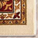 Well Woven Barclay Collection Medallion Kashan Ivory 4x5 Area Rug - Image 4