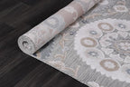 CAMILSON Indoor Outdoor Rug 9x12 Bohemian Medallion Floral Area Rugs - Image 6