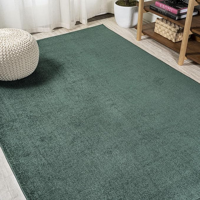 Eyely UES100L-4 Supersoft Haze Solid Low-Pile Indoor Area Rug - Image 5