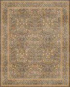 Vintage Floral Living Room Rug 8x10, Dining Room Under Kitchen Table, Oriental - Image 2