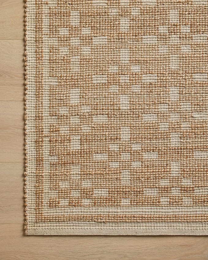 Loloi Chris Loves Julia Judy Collection JUD-07 Natural/Ivory 2'-6" x 7'-6" - Image 7