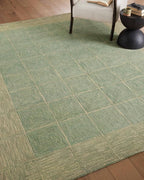 Loloi Chris Loves Julia Francis Collection FRA-02 Green/Natural 5'-0" x 7'-6" - Image 5