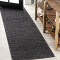 Eyely UES100I-216 Supersoft Haze Solid Low-Pile Indoor Runner Rug, Minimalist by eyely