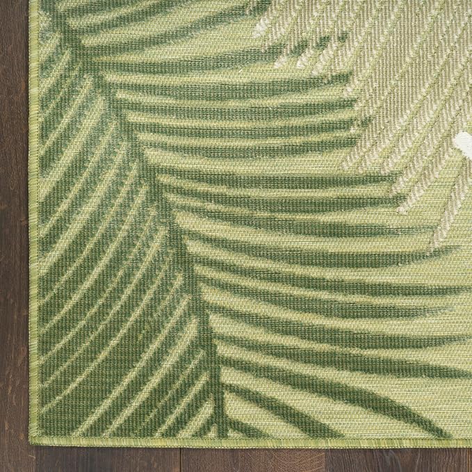 Nourison Home Suncoast Green 2' x 6' Area Rug - Image 5