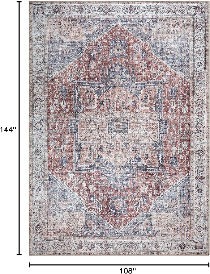 Bloom Rugs Washable Non-Slip 9' x 12' Rug - Image 2