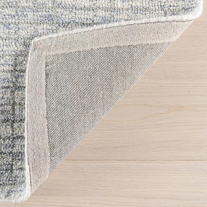 Rugs USA Melrose Light Blue/Ivory, Wool & Cotton, Soft and Cozy, High Traffic - Image 5