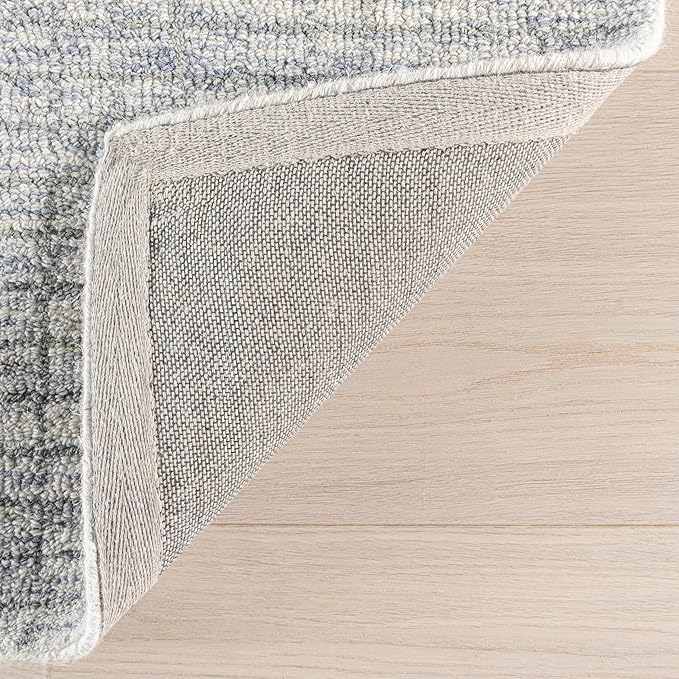 Rugs USA Melrose Light Blue/Ivory, Wool & Cotton, Soft and Cozy, High Traffic - Image 5