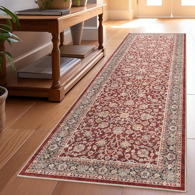 Well Woven Asha Rome Red 2'3" x 7'3" Runner Rug by WellWovenRugs