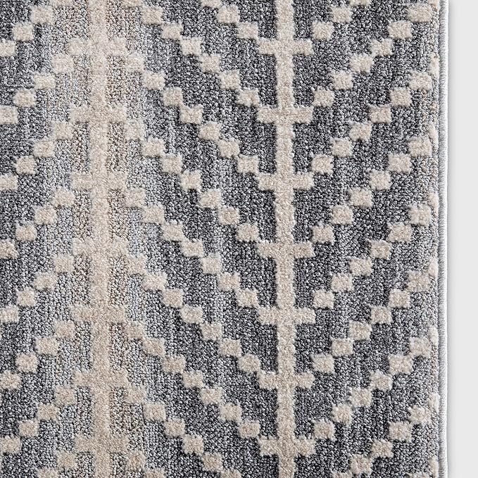 Well Woven Custom Size Hallway & Stair Runner- Harlow Rhodes Grey 31 Inches - Image 3
