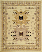 Unique Loom Taftan Collection Border Geometric Tribal Inspired Design Area Rug - Image 11