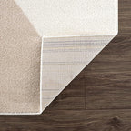 Abani Rugs Cream and Pink 6 ft. X 9 ft. Contemporary mid-Century Rug - Image 7
